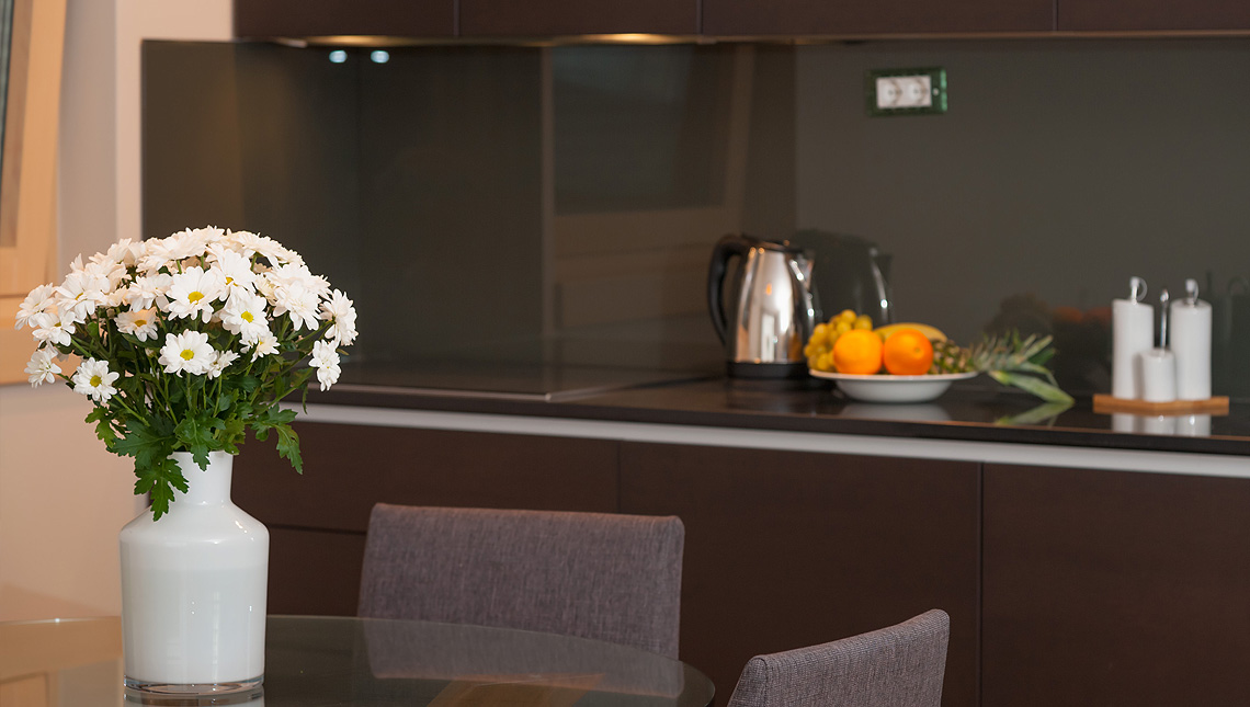 Luxury Suite breakfast table